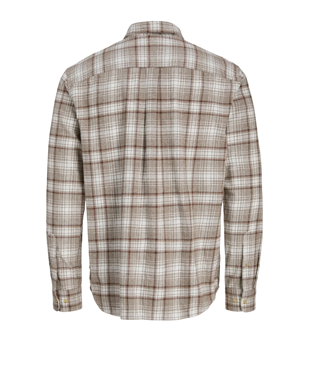Jack & Jones JPRBluharvey flannel check Long Sleeve Shirt Plaza Taupe