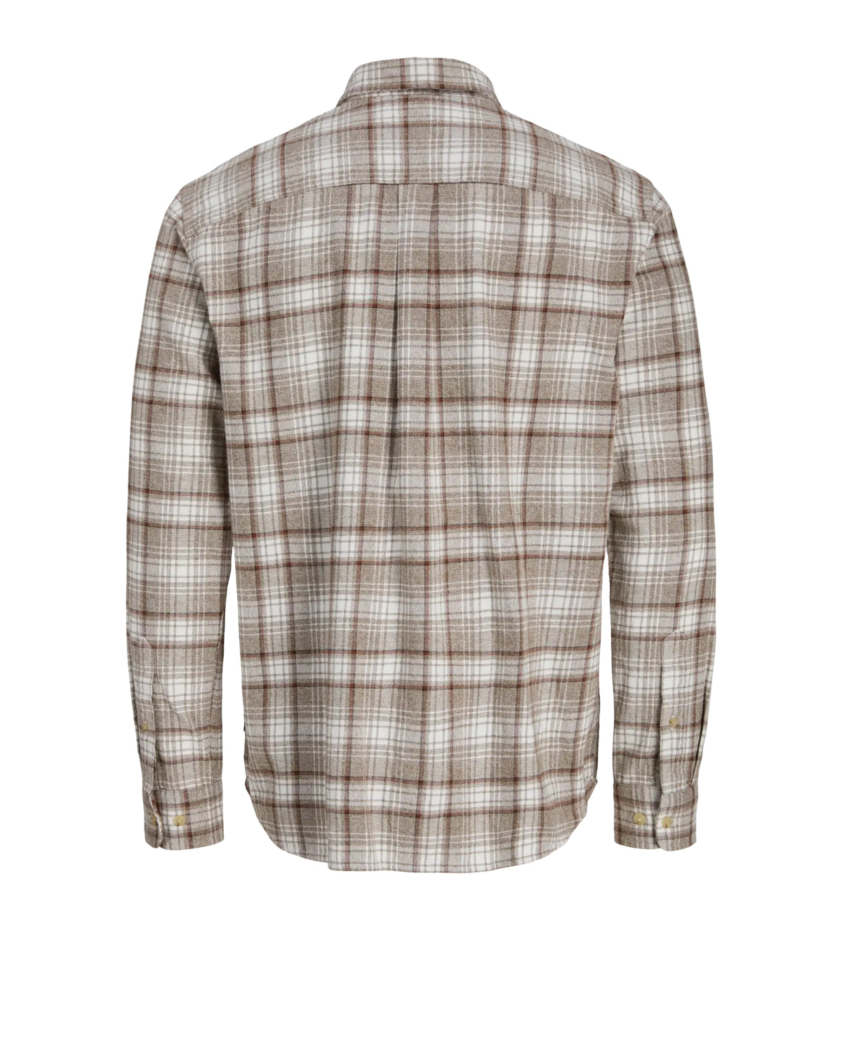 Jack & Jones JPRBluharvey flannel check Long Sleeve Shirt Plaza Taupe