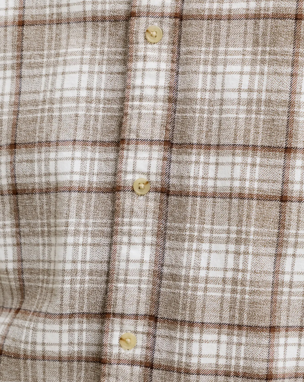 Jack & Jones JPRBluharvey flannel check Long Sleeve Shirt Plaza Taupe