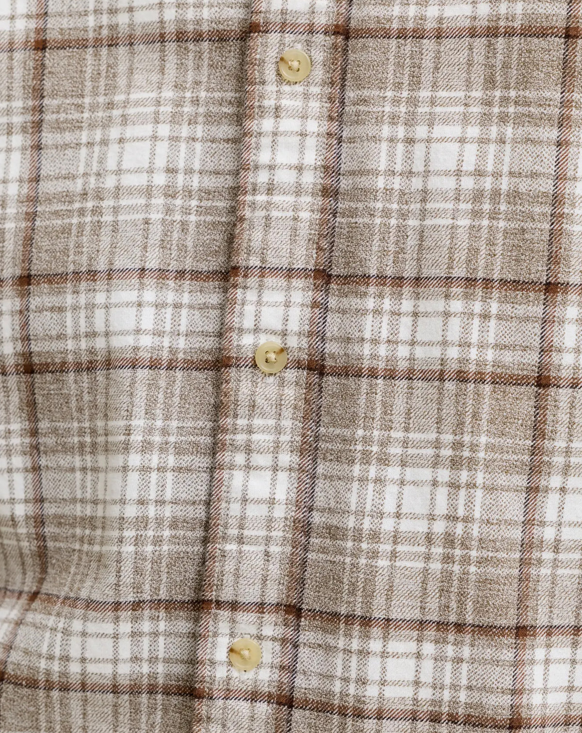Jack & Jones JPRBluharvey flannel check Long Sleeve Shirt Plaza Taupe