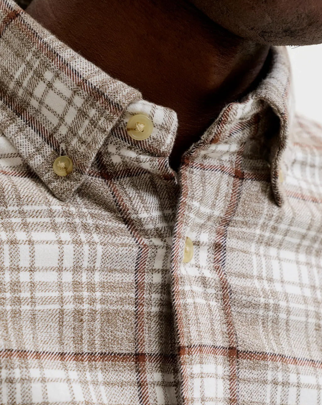 Jack & Jones JPRBluharvey flannel check Long Sleeve Shirt Plaza Taupe