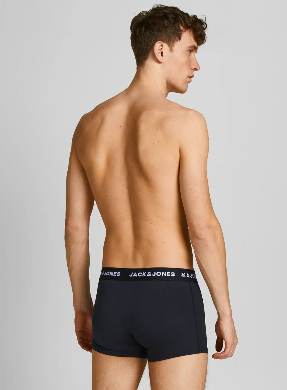 Jack & Jones Jacbase Underwear Microfiber 3 Pack Trunks Black