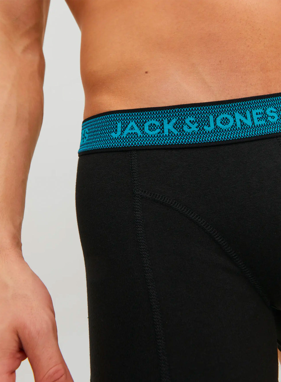 Jack & Jones Underwear waist band Trunks 3 Pack Asphalt/hawaiian