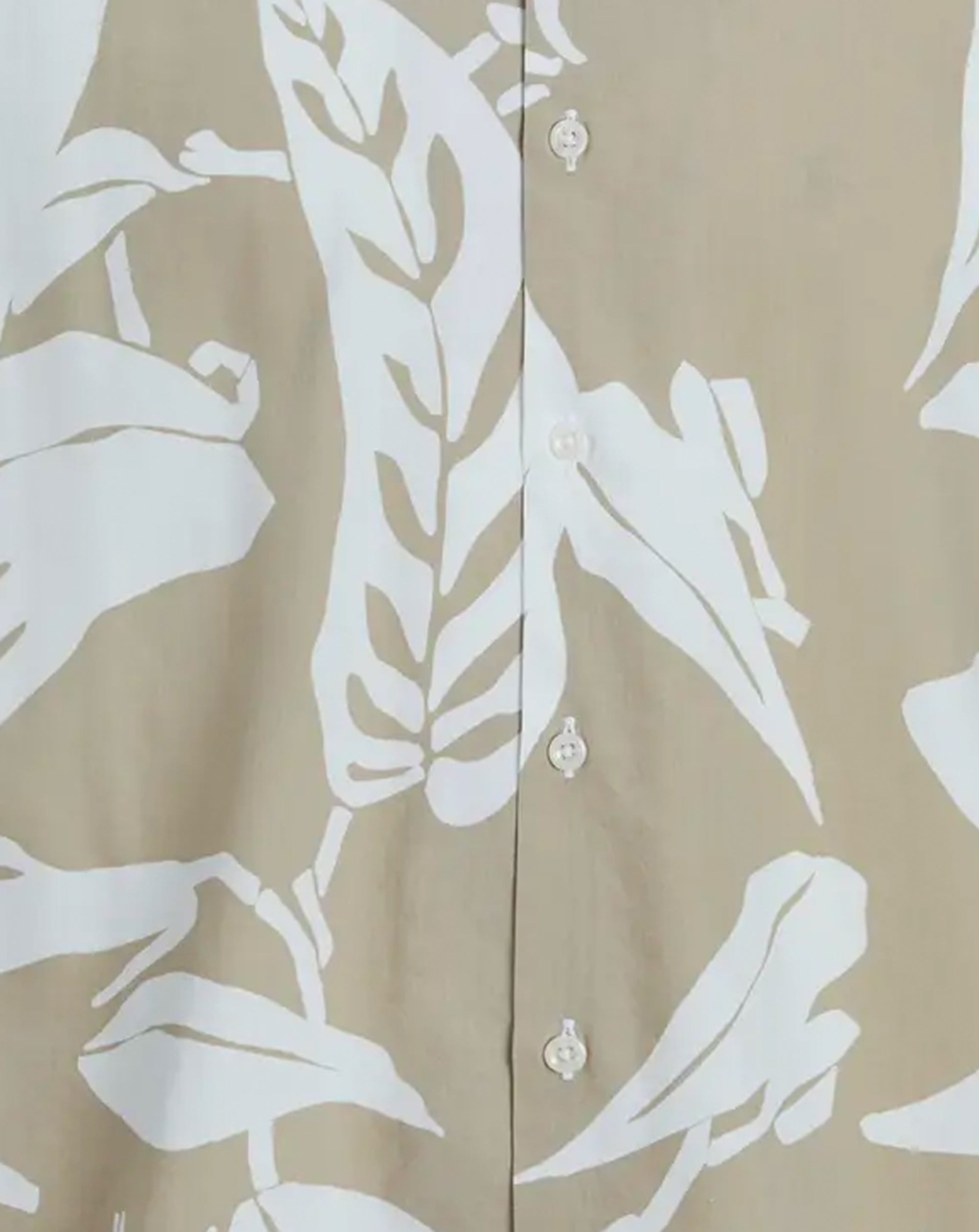 Jack & Jones Print Resort Short Sleeve Shirt White Pepper