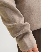 Jack & Jones Milano Stitch Knit Crew Neck Greige / Melange