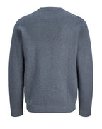 Jack & Jones Milano Stitch Knit Crew Neck Turbulence / Melange