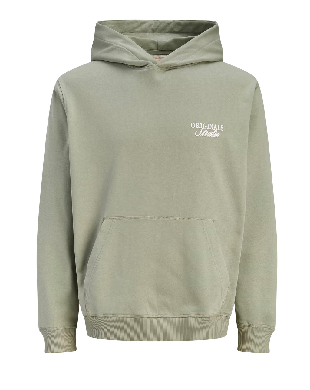 Jack & Jones Overhead Hoodie light brushed with a soft inside finish Seagrass