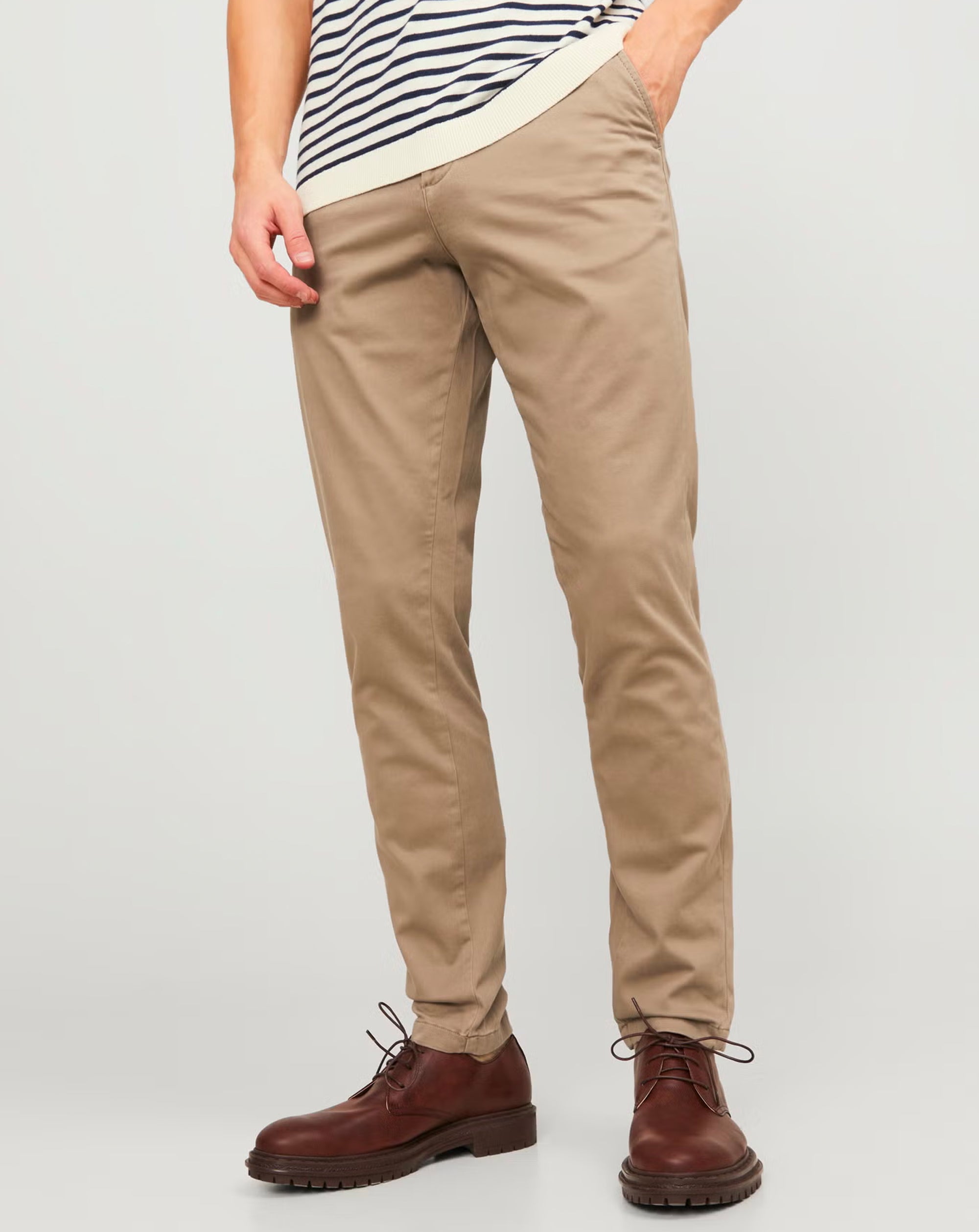 Jack & Jones Slim Fit Chino Trouser Bowie BEIGE