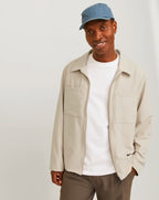 Jack & Jones Jjeperfect Shacket Overshirt Moonbeam
