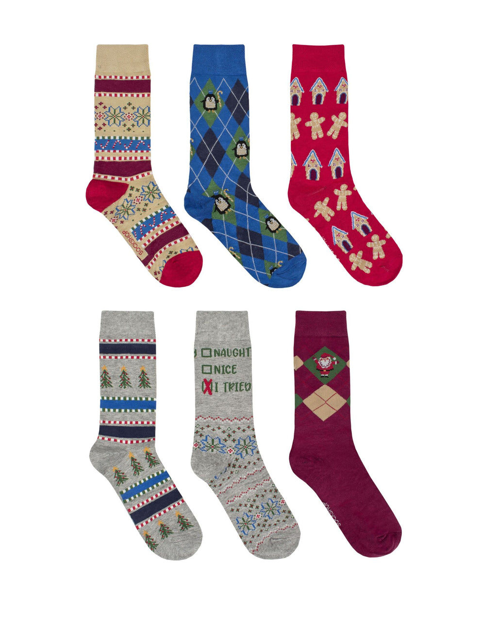Sockshop 6 Funfilled Sock Crackers ASSORTED