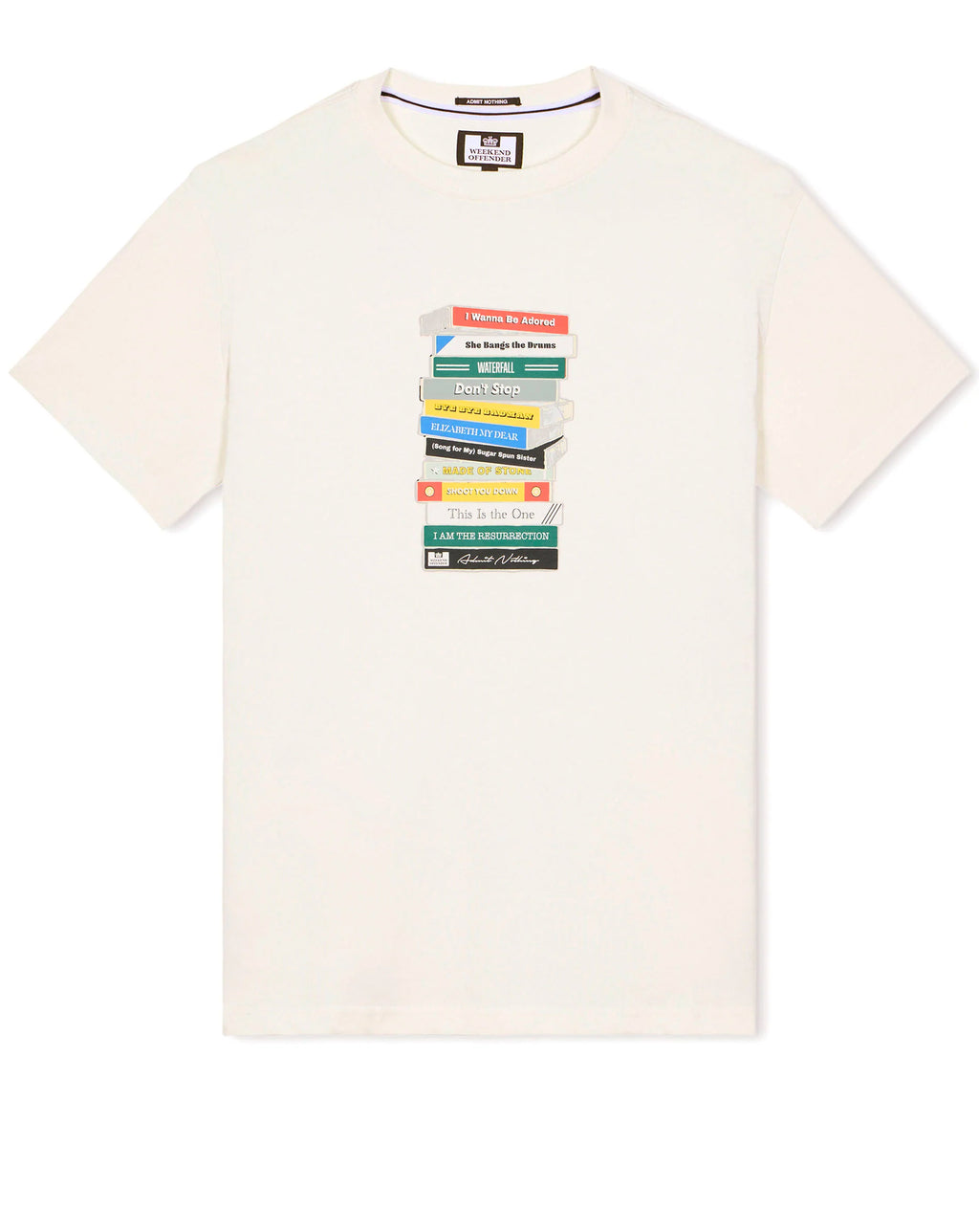 Weekend Offender Limone Tape graphic T-Shirt Ghost