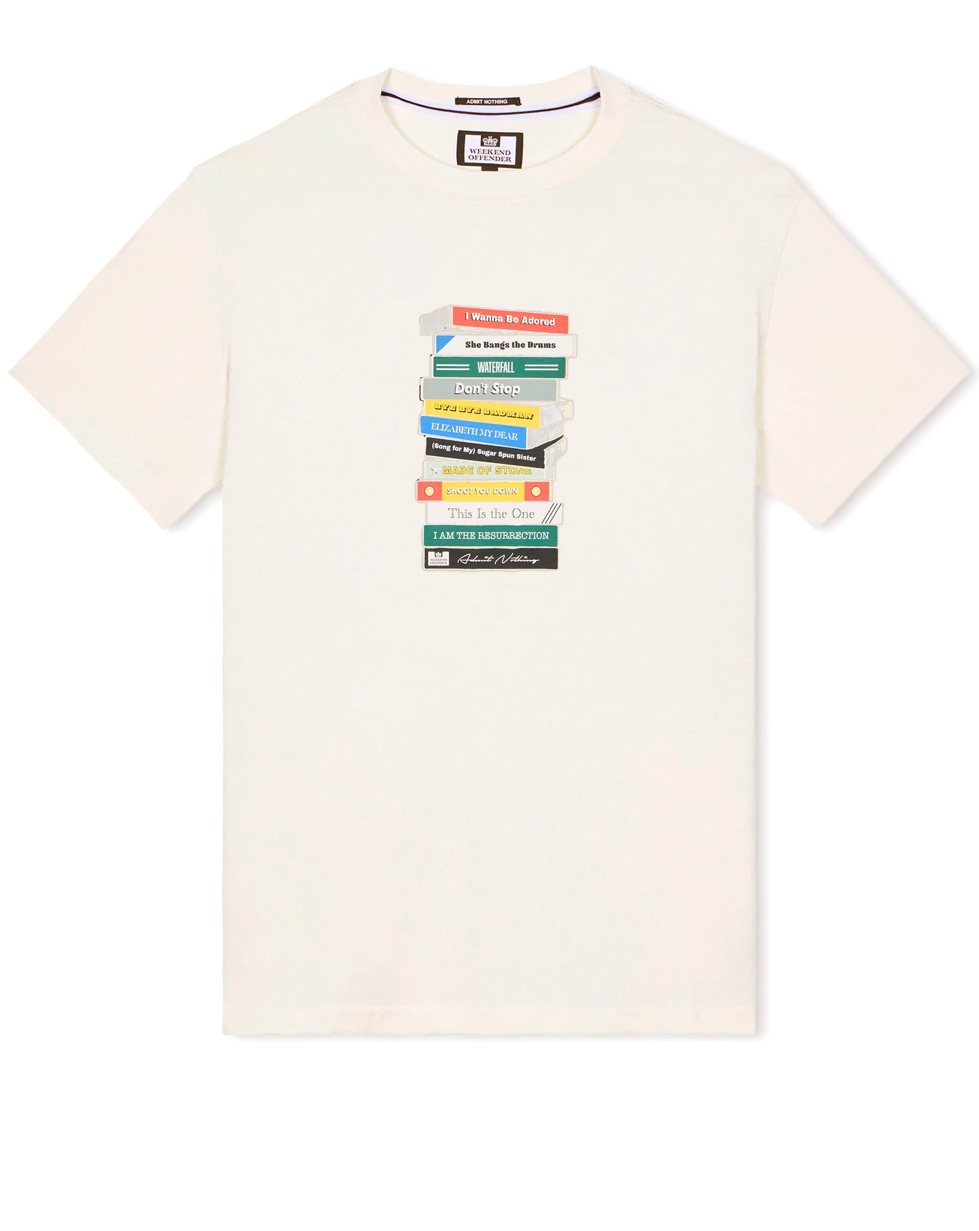 Weekend Offender Limone Tape graphic T-Shirt Ghost