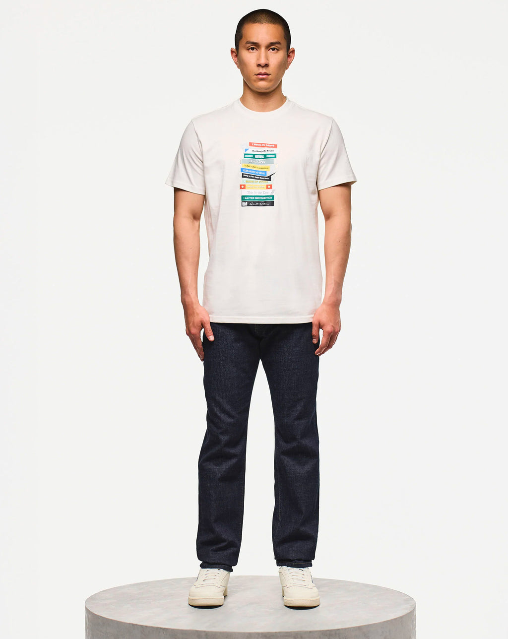 Weekend Offender Limone Tape graphic T-Shirt Ghost