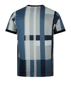 Luke 1977 Brom check T shirt Blue Hue check