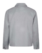Luke 1977 Emery zip through over shirt Jacket MID GREY MARL