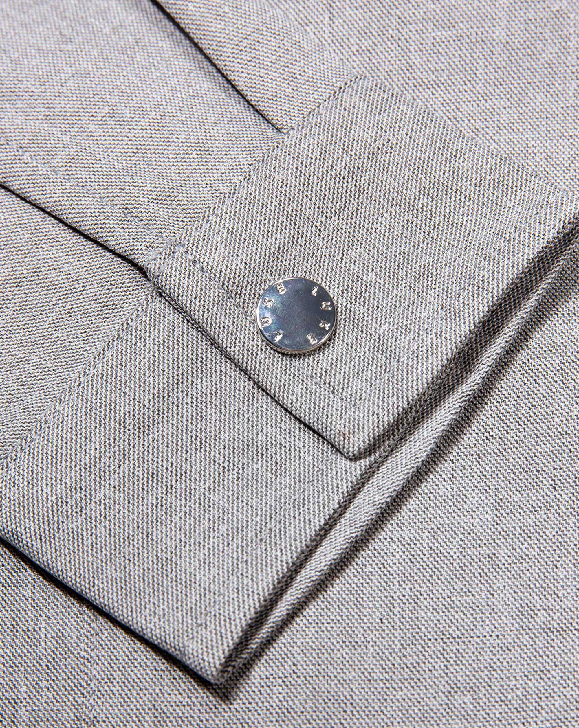 Luke 1977 Emery zip through over shirt Jacket MID GREY MARL