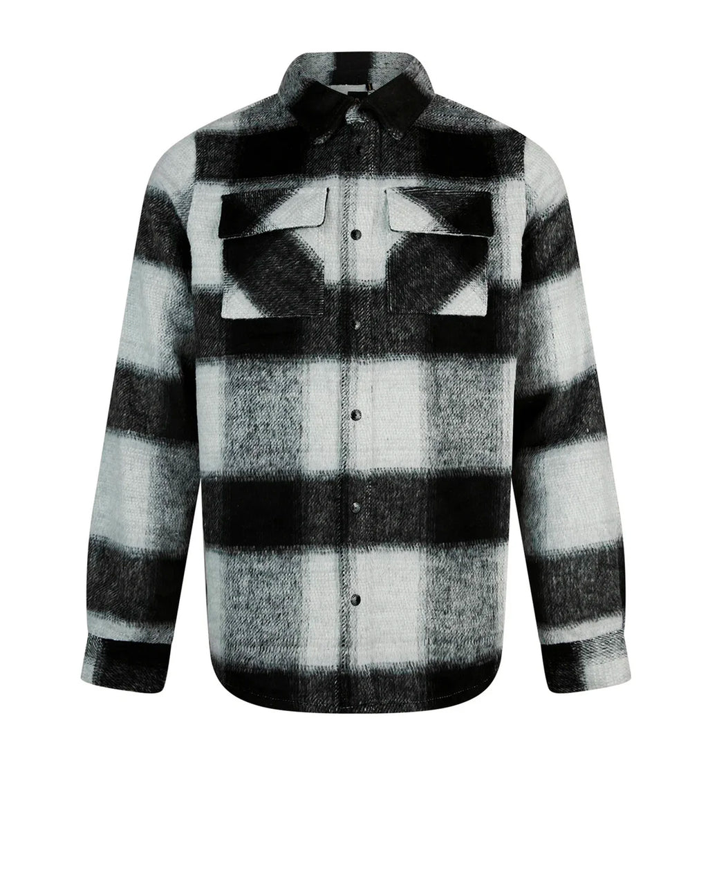 Luke 1977 Ettrick Overshirt Charcoal check