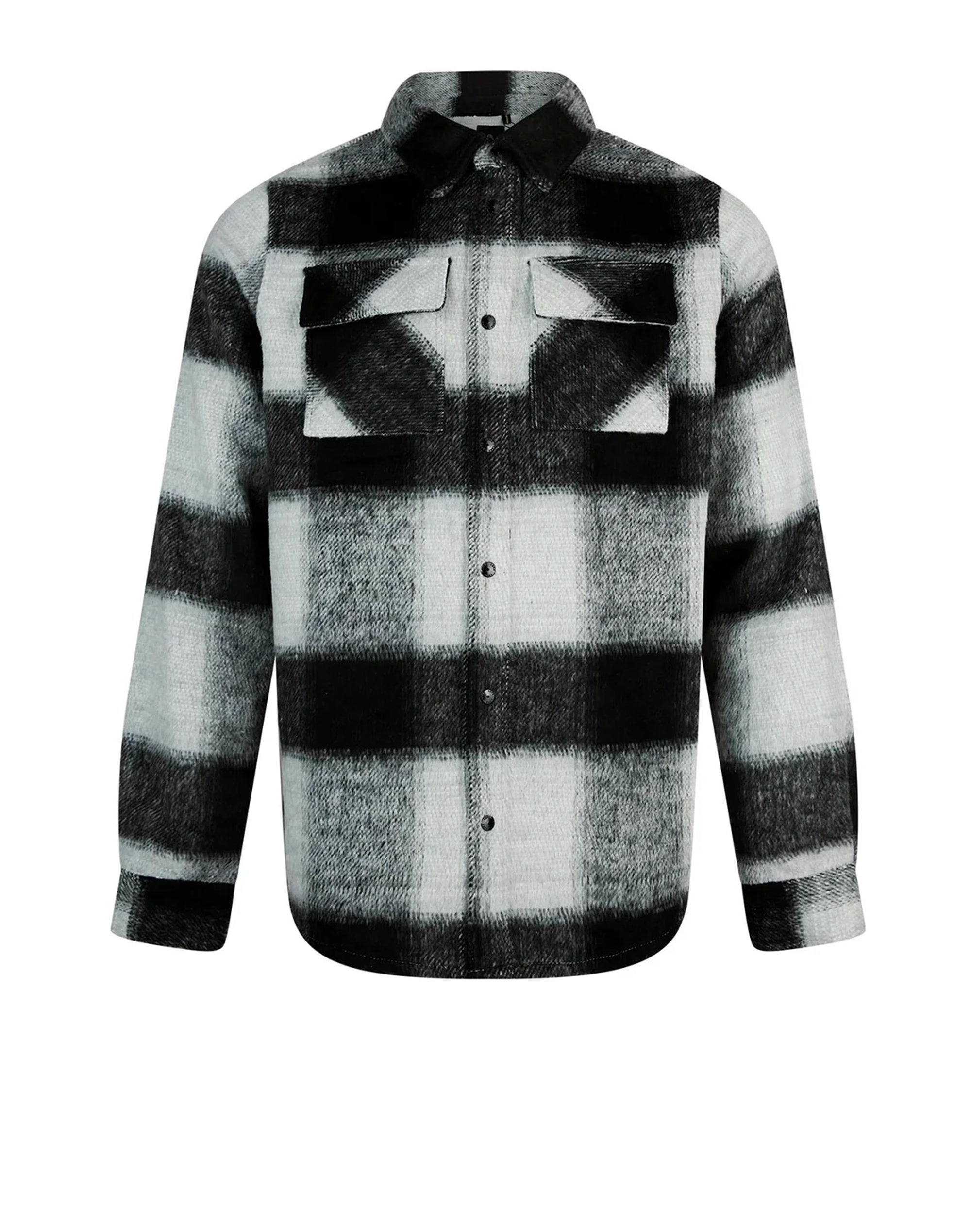 Luke 1977 Ettrick Overshirt Charcoal check