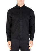 Luke 1977 Ettrick Soft Structured Overshirt BLACK