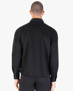 Luke 1977 Ettrick Soft Structured Overshirt BLACK