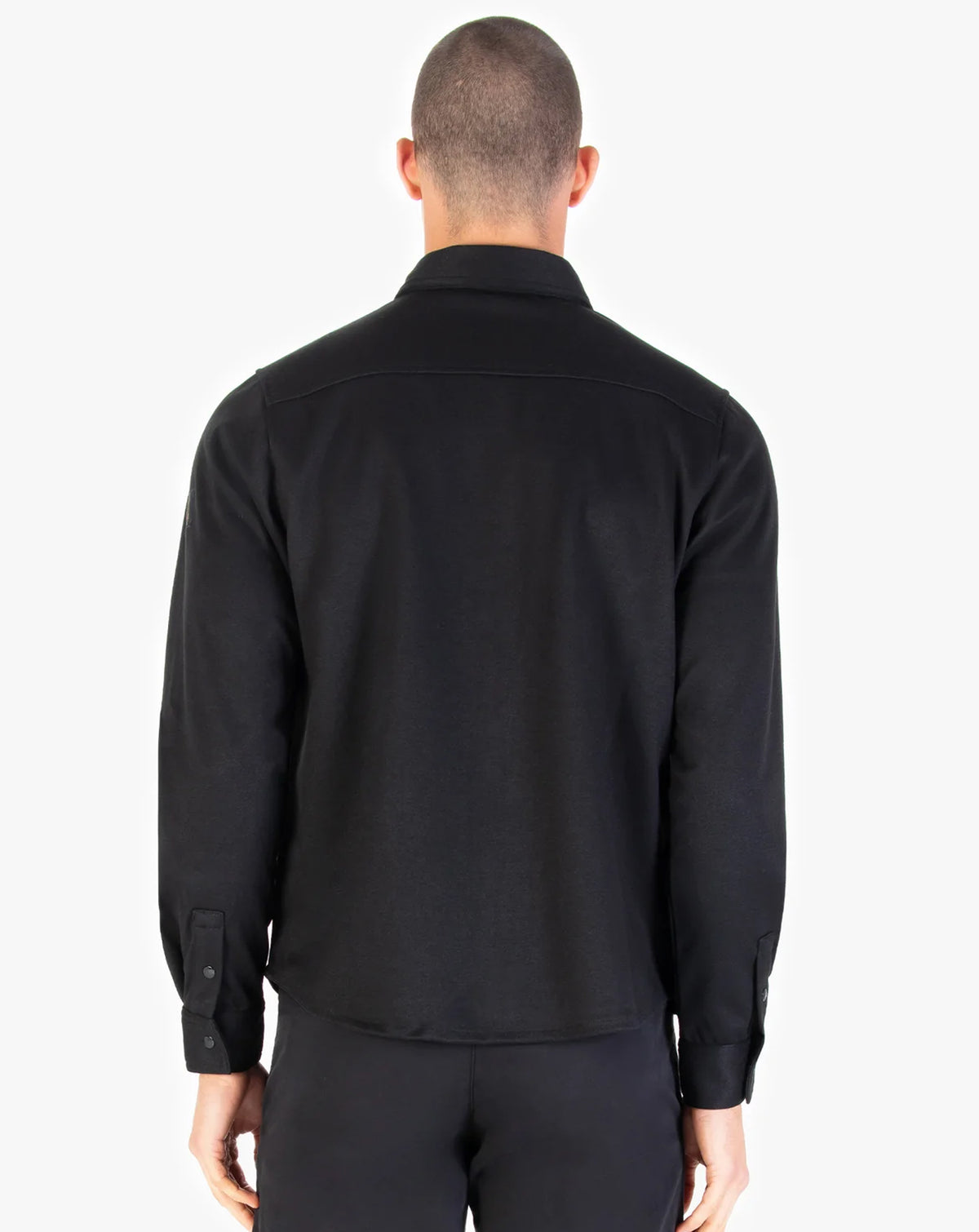 Luke 1977 Ettrick Soft Structured Overshirt BLACK
