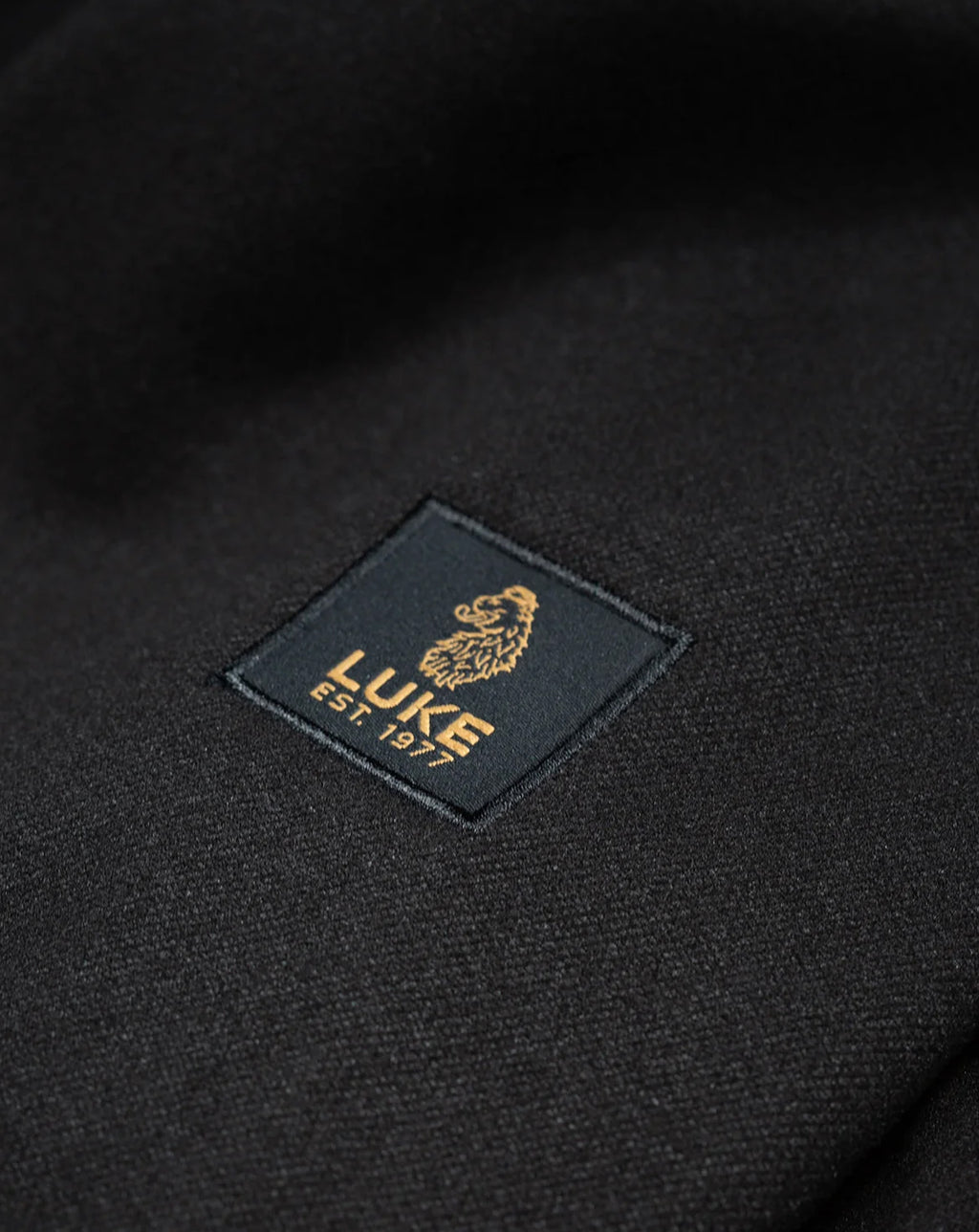 Luke 1977 Ettrick Soft Structured Overshirt BLACK