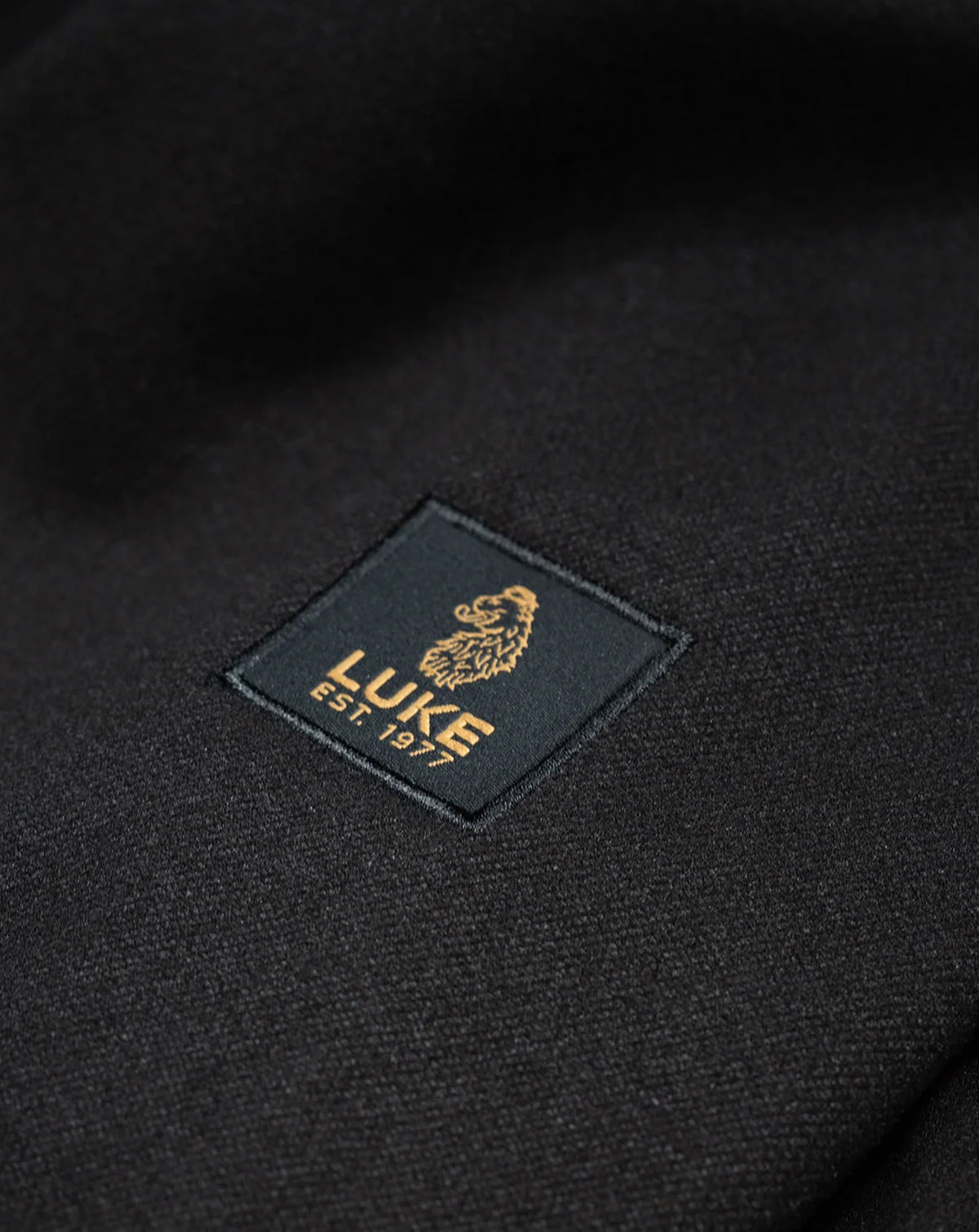 Luke 1977 Ettrick Soft Structured Overshirt BLACK