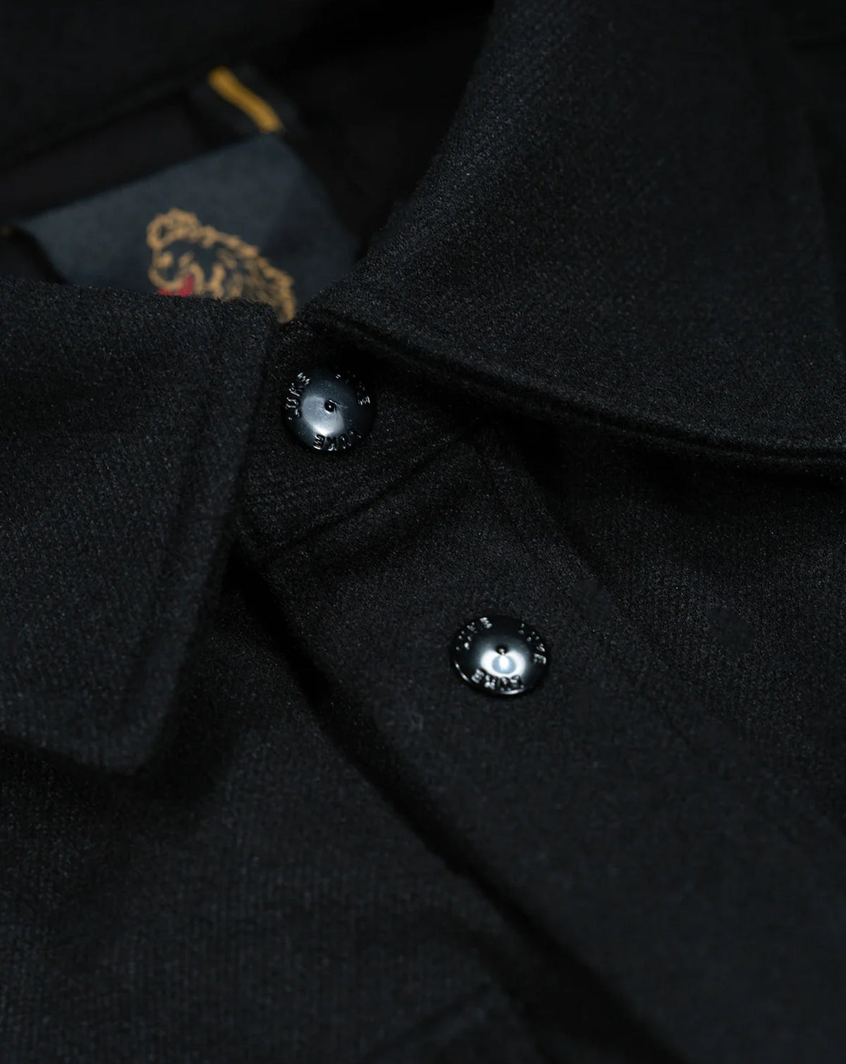 Luke 1977 Ettrick Soft Structured Overshirt BLACK