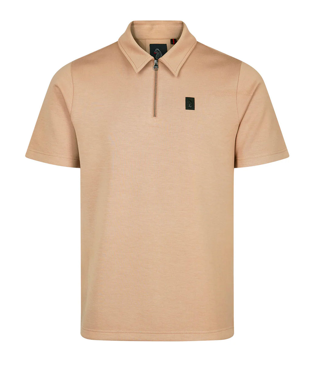 Luke 1977 Euphonic Modal zip polo FAWN
