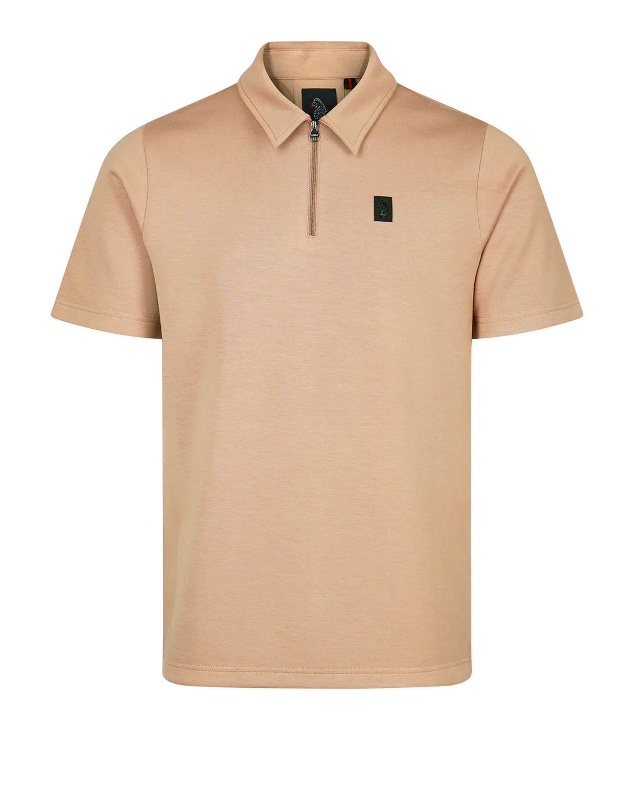 Luke 1977 Euphonic Modal zip polo FAWN