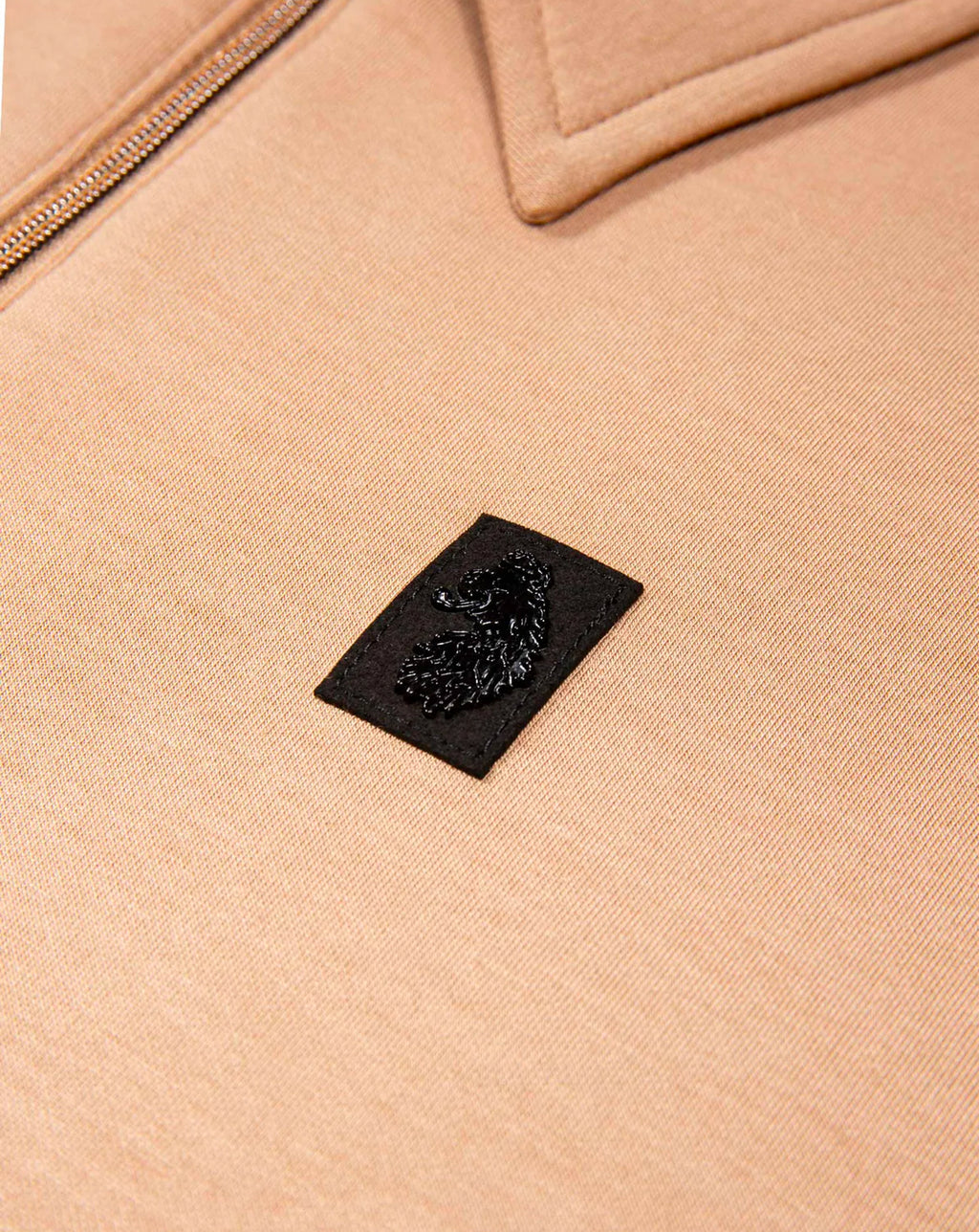 Luke 1977 Euphonic Modal zip polo FAWN