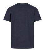 Luke 1977 Firth Regular Fit T-Shirt Shoulder Check Panels 180GSM DARK NAVY