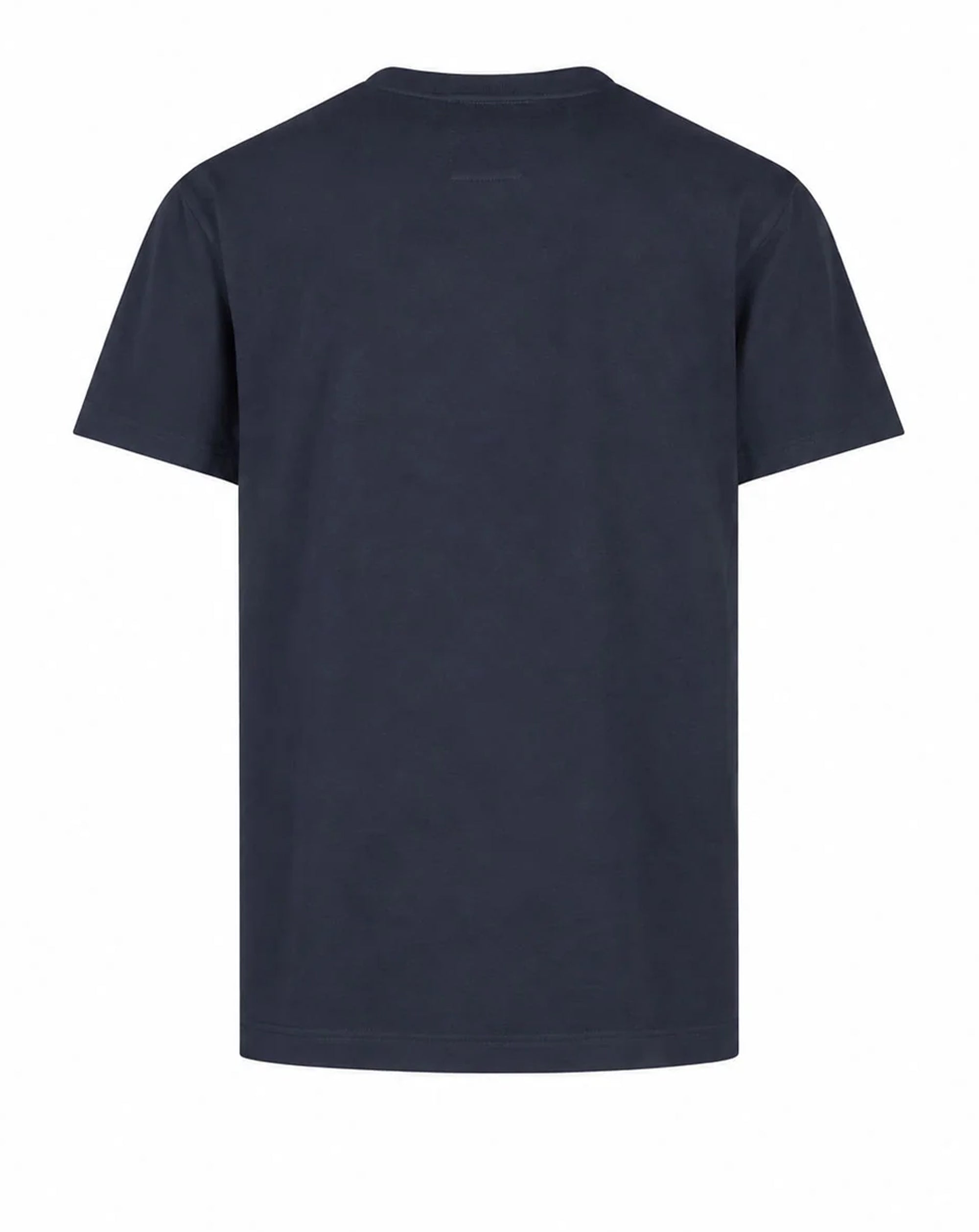 Luke 1977 Firth Regular Fit T-Shirt Shoulder Check Panels 180GSM DARK NAVY