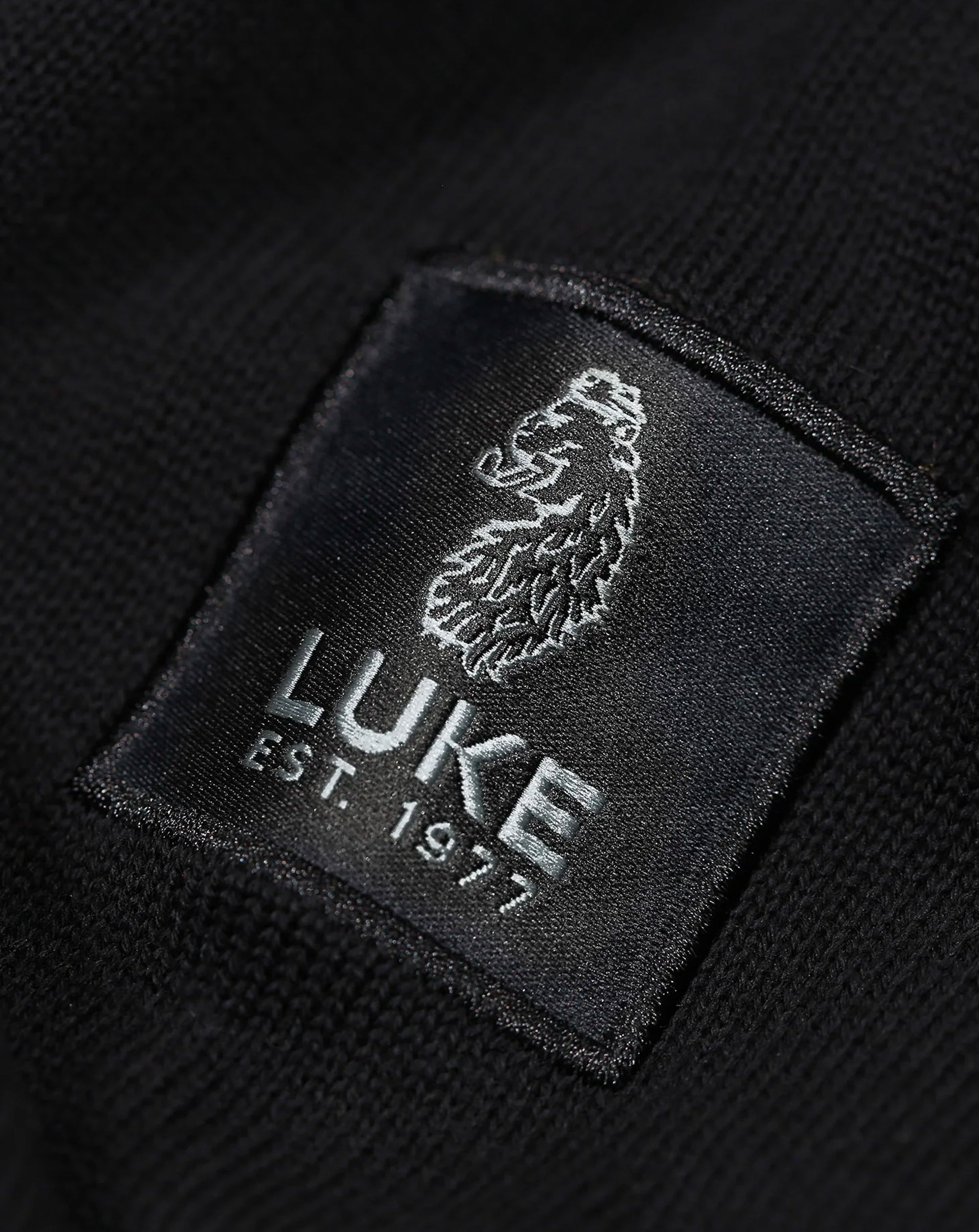 Luke 1977 Heddon Zip Knit Black