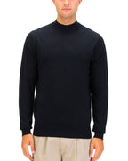 Luke 1977 Jenson 1000 Rib Neck Knitted Jumper - Black