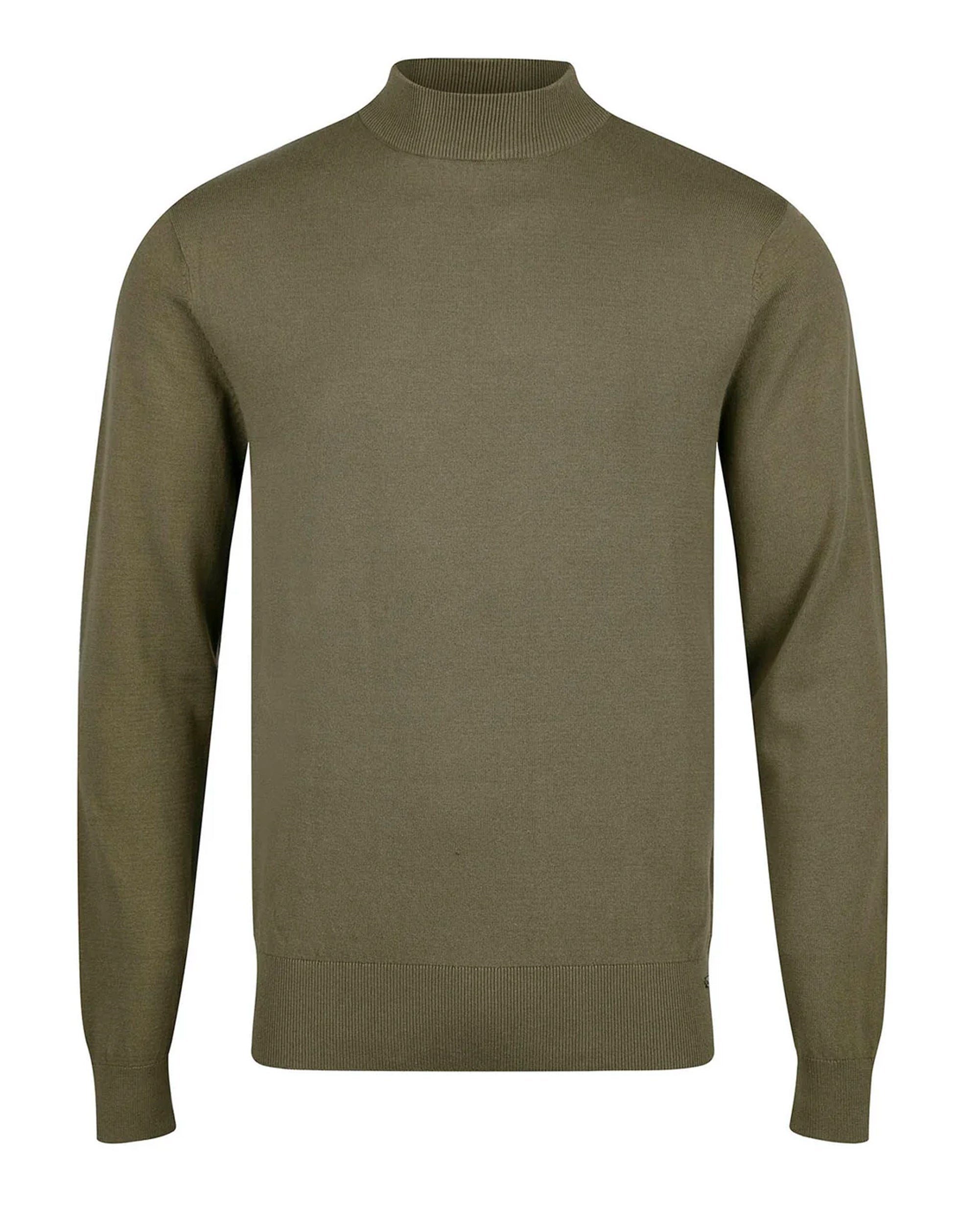 Luke 1977 Jenson 1000 Rib Neck Knitted Jumper - Clover