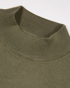 Luke 1977 Jenson 1000 Rib Neck Knitted Jumper - Clover