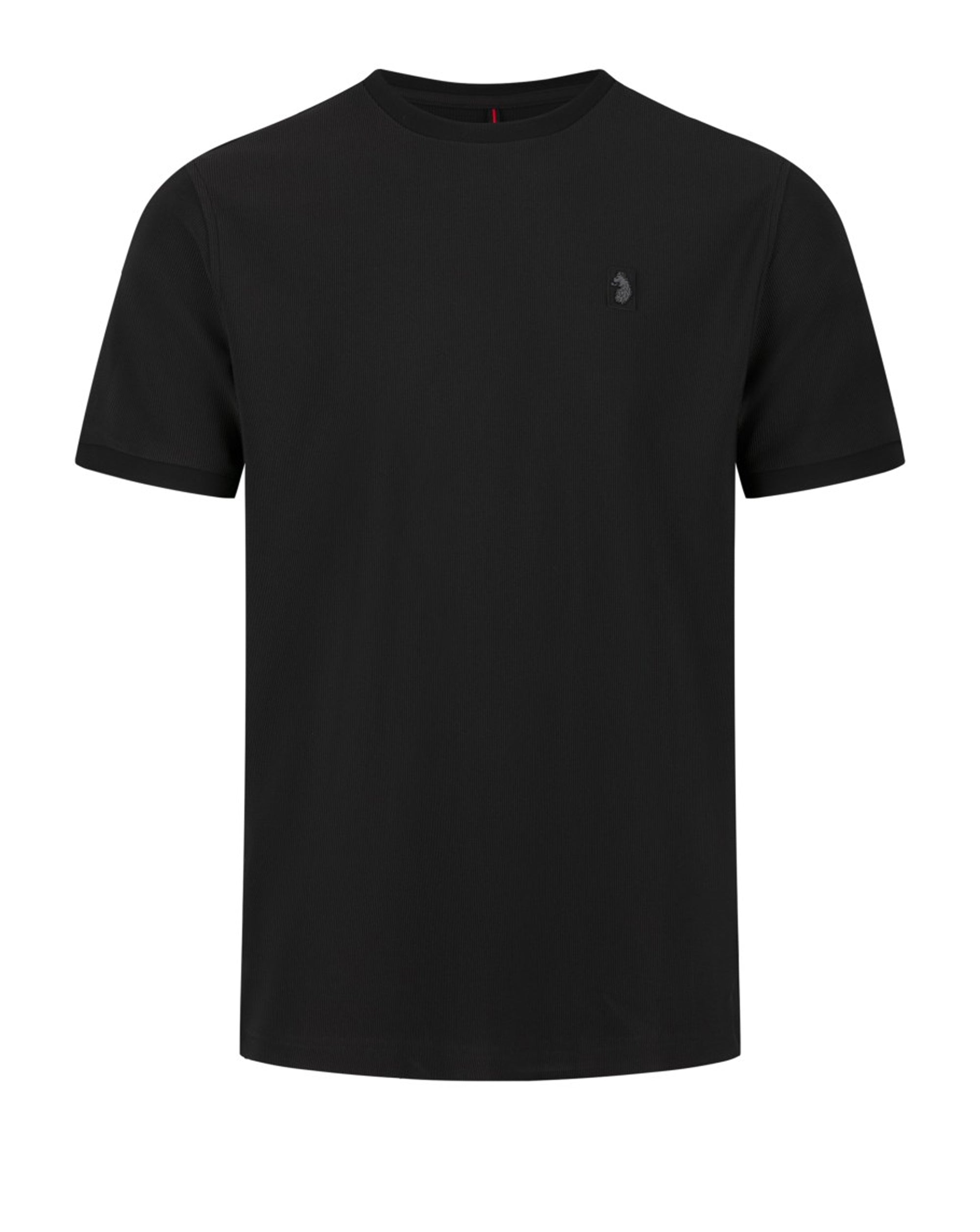 Luke 1977 Keswick Rib Detail Crew T-Shirt Black