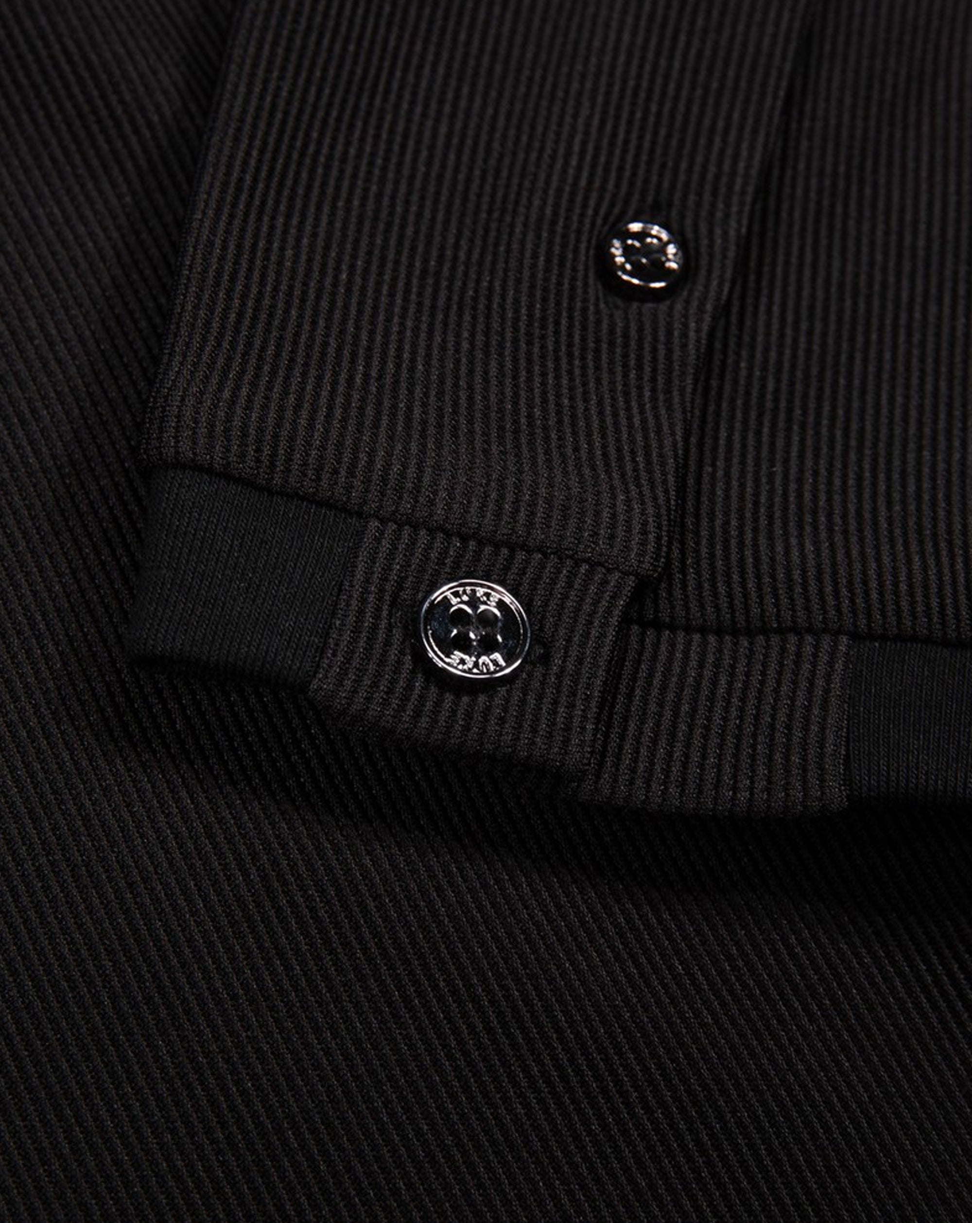 Luke 1977 Keswick Rib Detail Crew T-Shirt Black