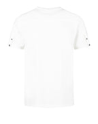 Luke 1977 Keswick rib detail crew neck t shirt WHITE