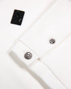 Luke 1977 Keswick rib detail crew neck t shirt WHITE