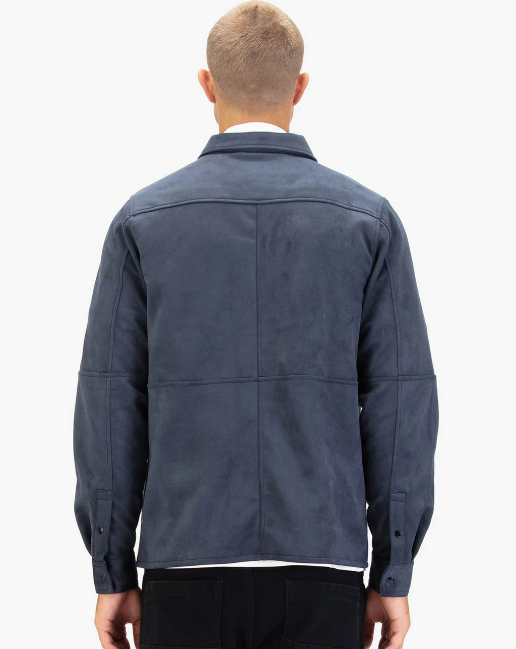 Luke 1977 Mainline Dylan Suede Shirt PORPOISE