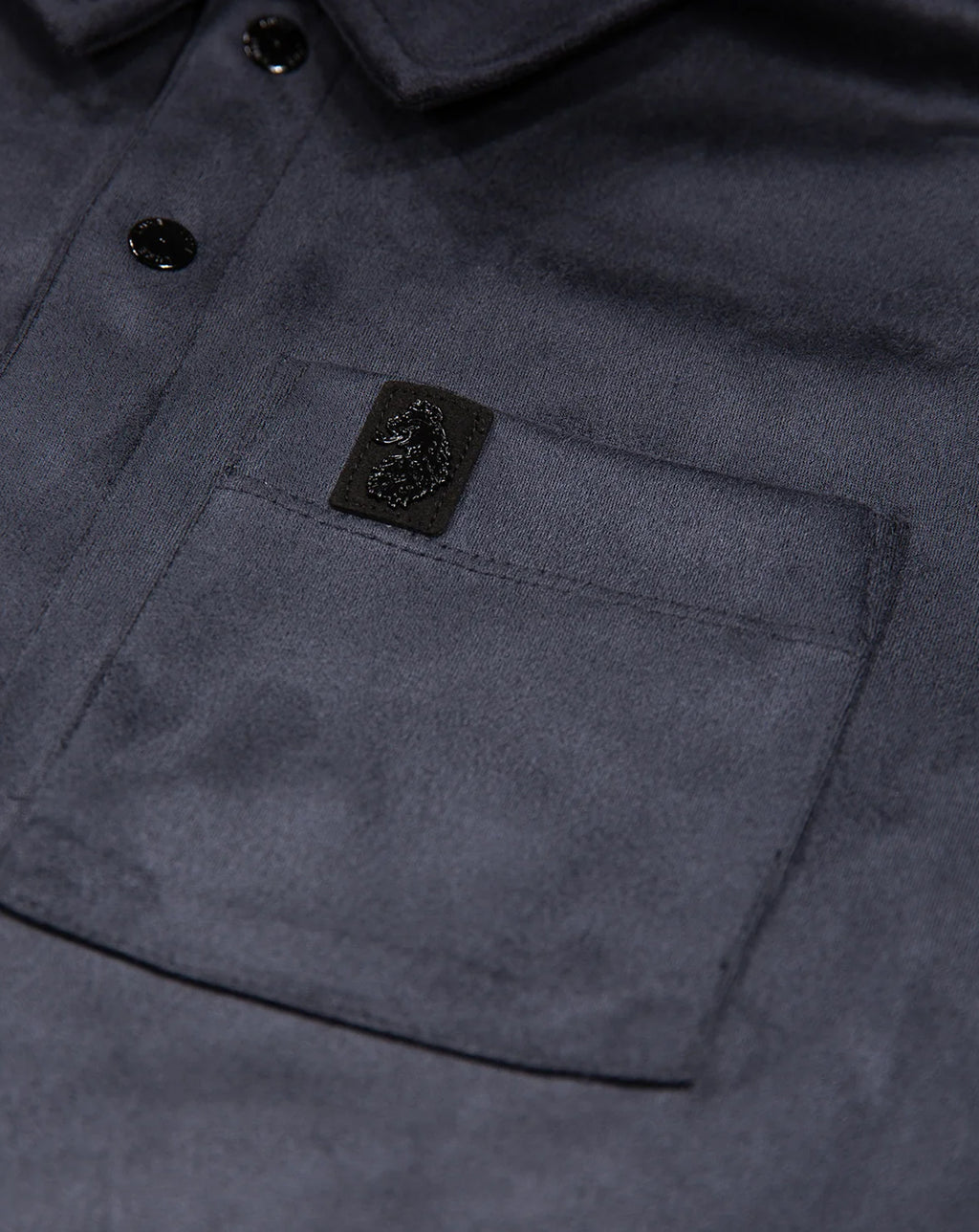 Luke 1977 Mainline Dylan Suede Shirt PORPOISE