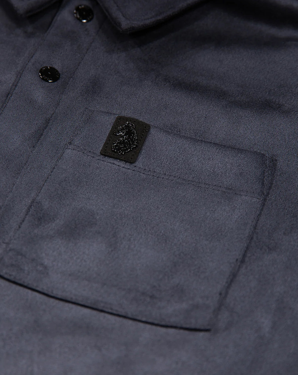 Luke 1977 Mainline Dylan Suede Shirt PORPOISE