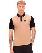 Luke 1977 Saddleworth Short Sleeve polo shirt fawn