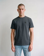 Luke 1977 mainline Keswick rib detail tee shirt CHARCOAL
