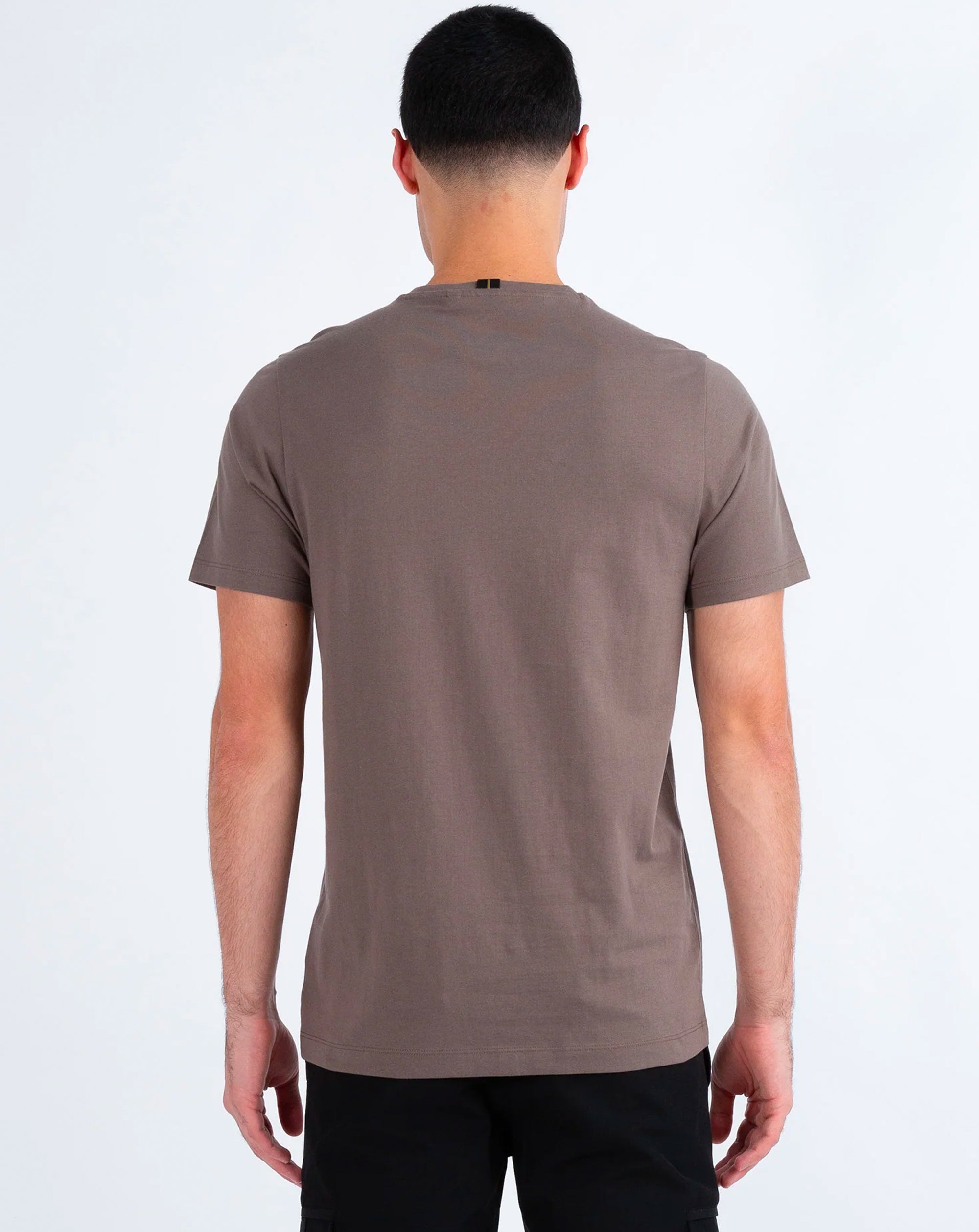 Luke Brunei Patch T Shirt Mushroom