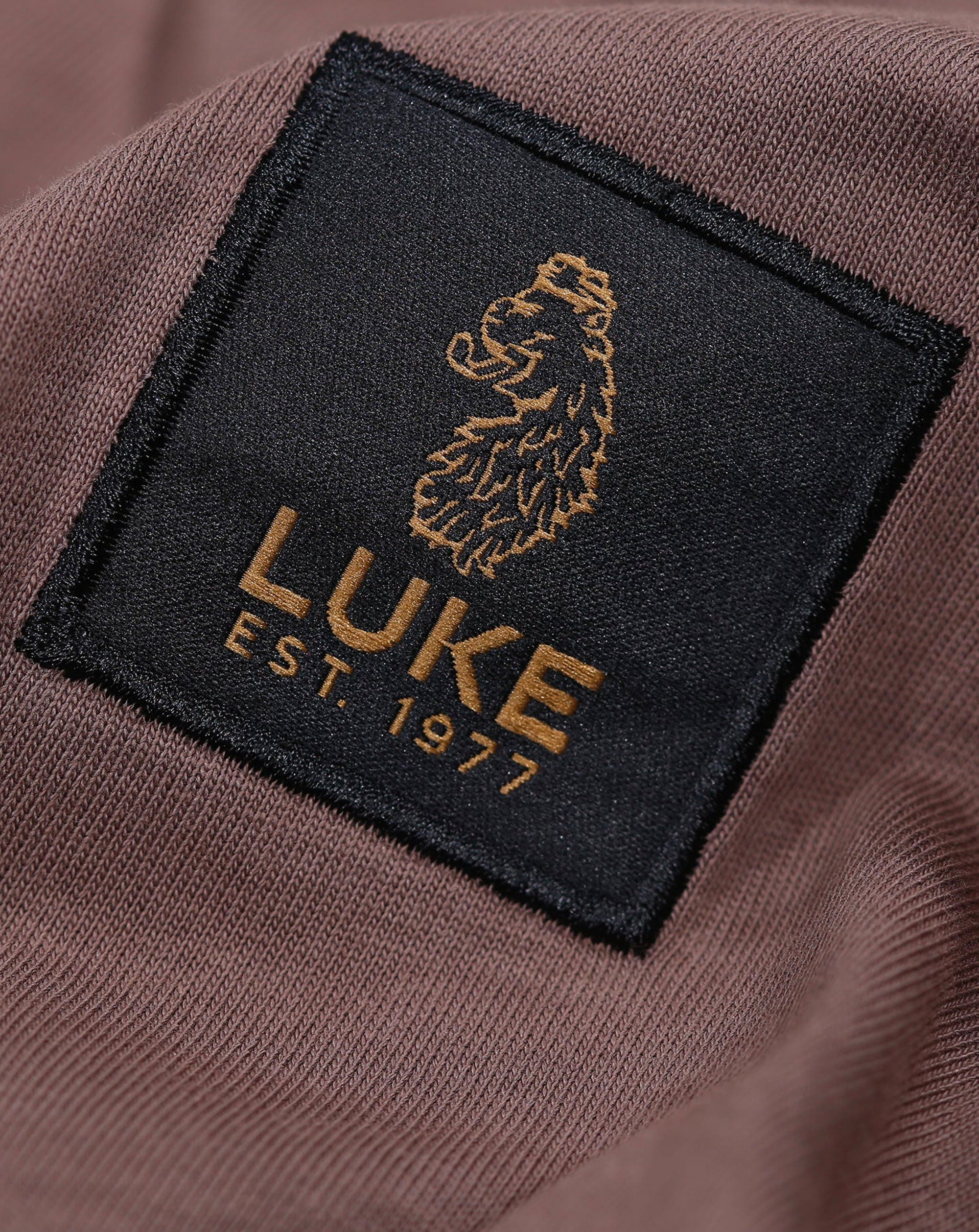 Luke Brunei Patch T Shirt Mushroom