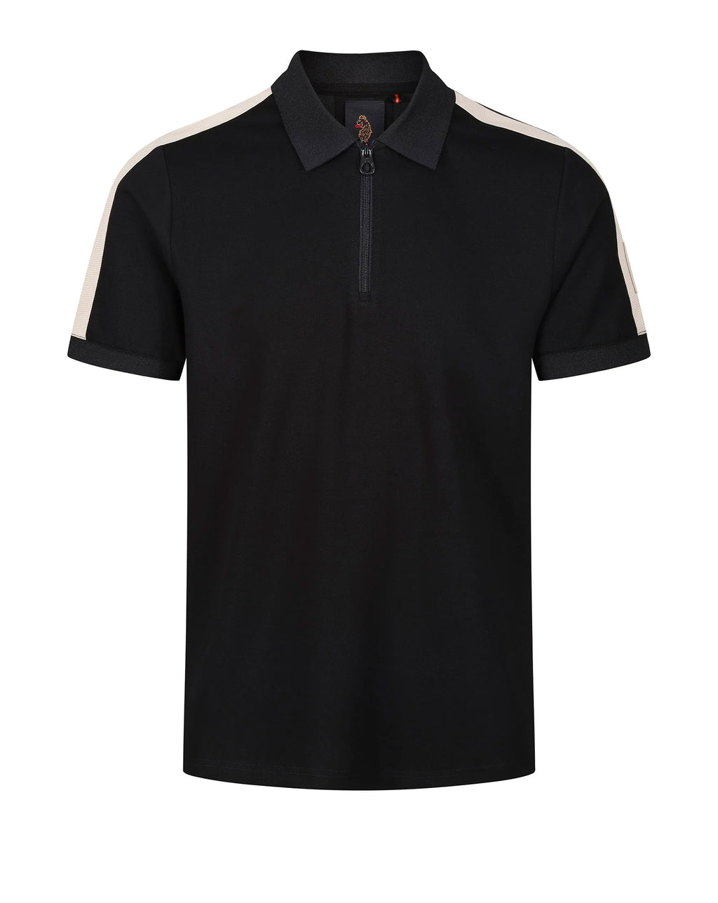 Luke Caltech Tape Detail T Shirt Black