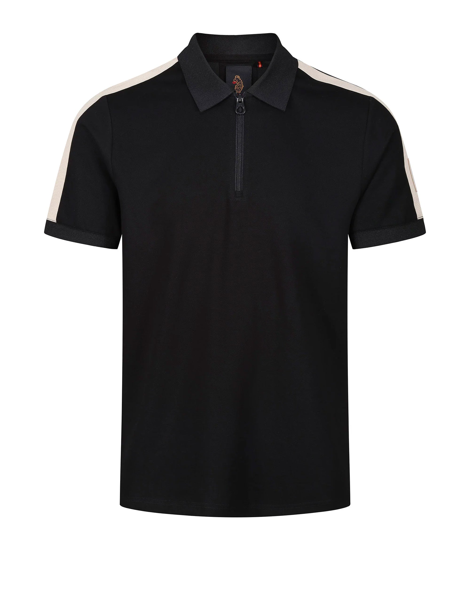 Luke Caltech Tape Detail T Shirt Black
